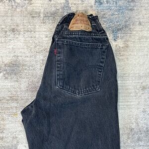 Levi's Juniors Girls Black Jeans‎ High Rise Straight Leg Est XS S